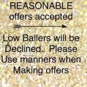 !!!!NO LOW BALLS!!!